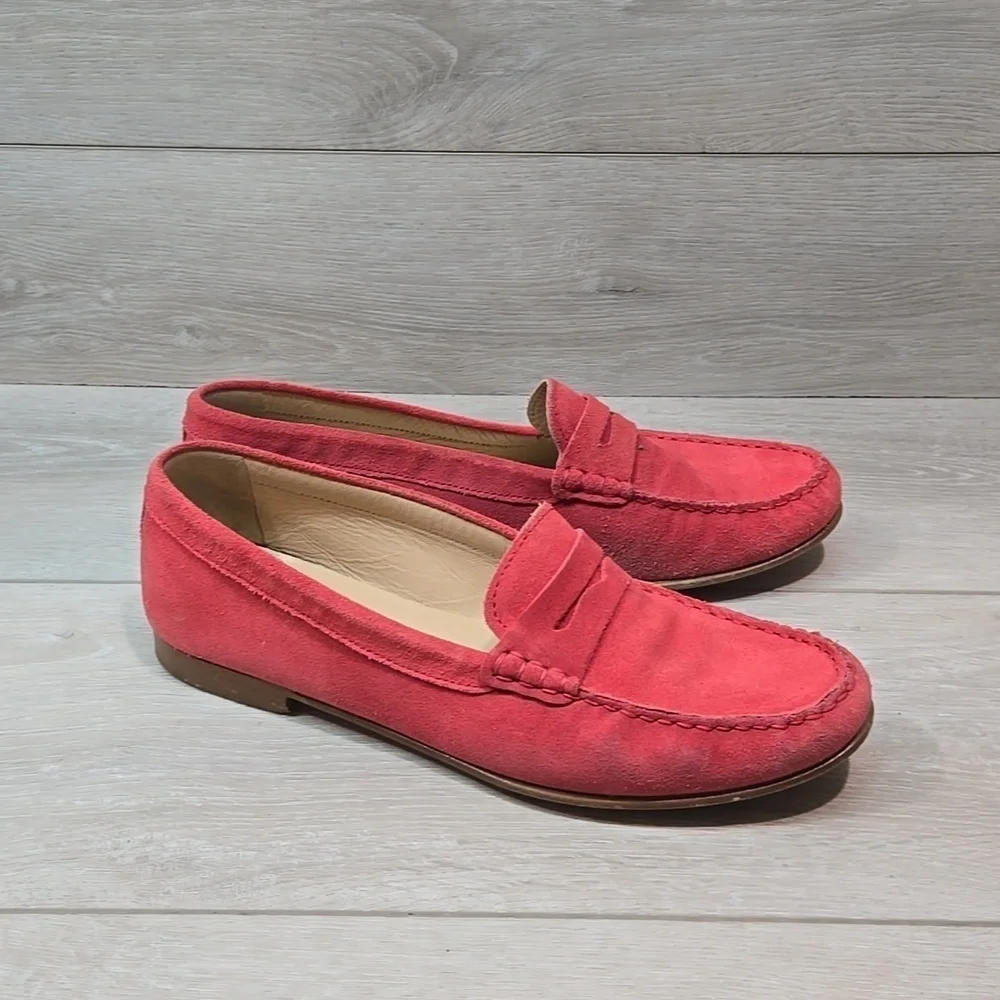 J.Crew Women Italy Oxford Loafer Slip on shoes sz 10 - Picture 1 of 11